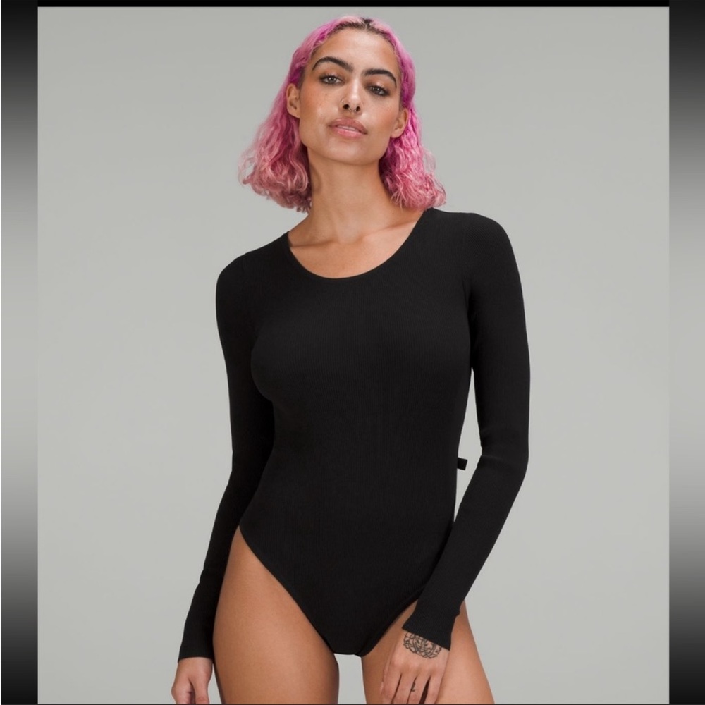 Lululemon Tight-Fit Long Sleeve Knit Bodysuit